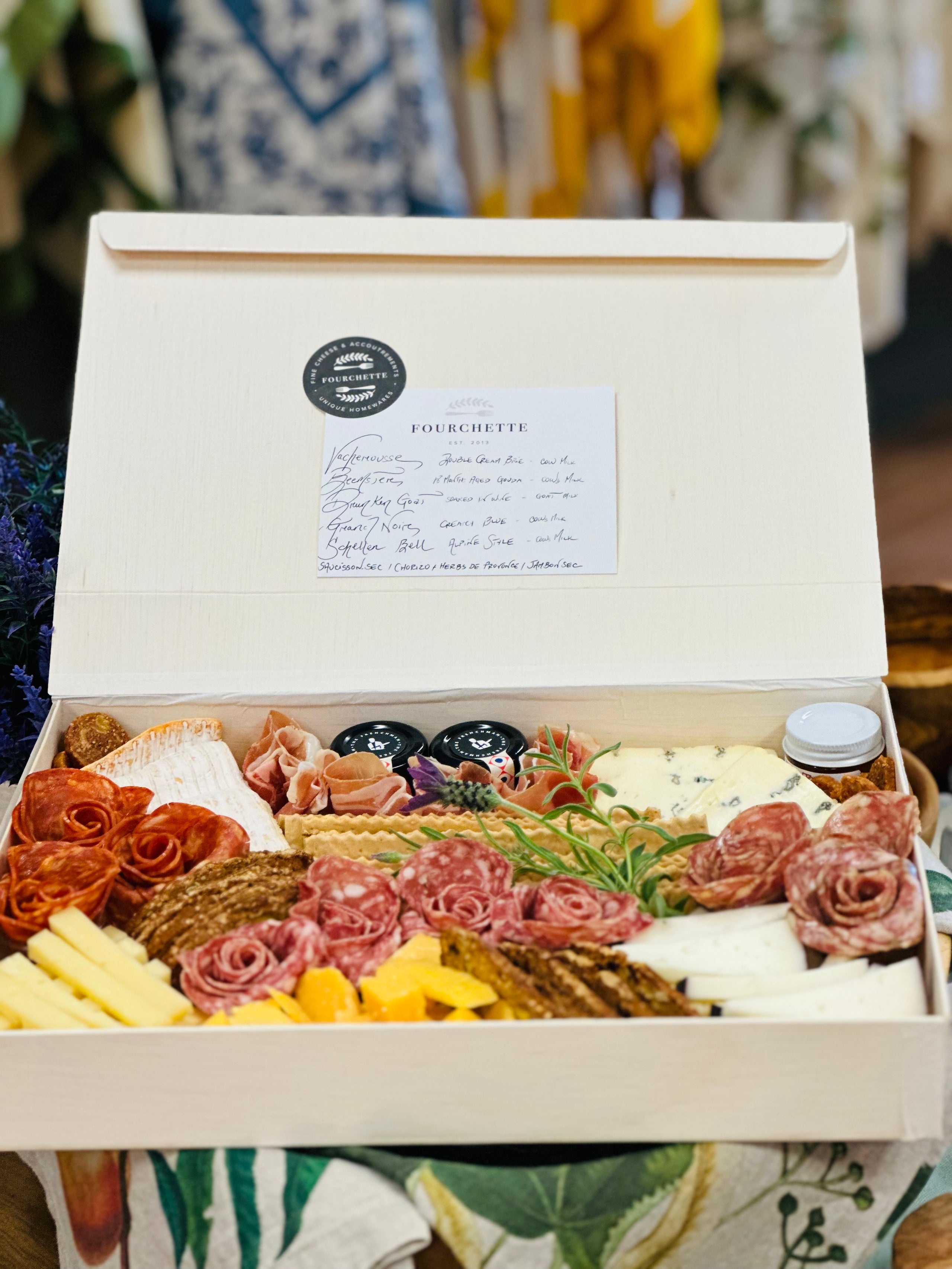 Cheese & Charcuterie Box Subscription Fourchette Fine Cheese & Accoutrements